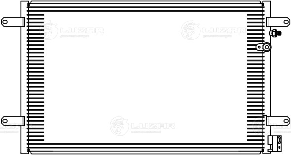Радиатор кондиционера для автомобилей Audi A6 (C6) (04-) M/A