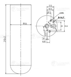 Ресивер-осушитель конденсера для автомобилей Sprinter (95-)