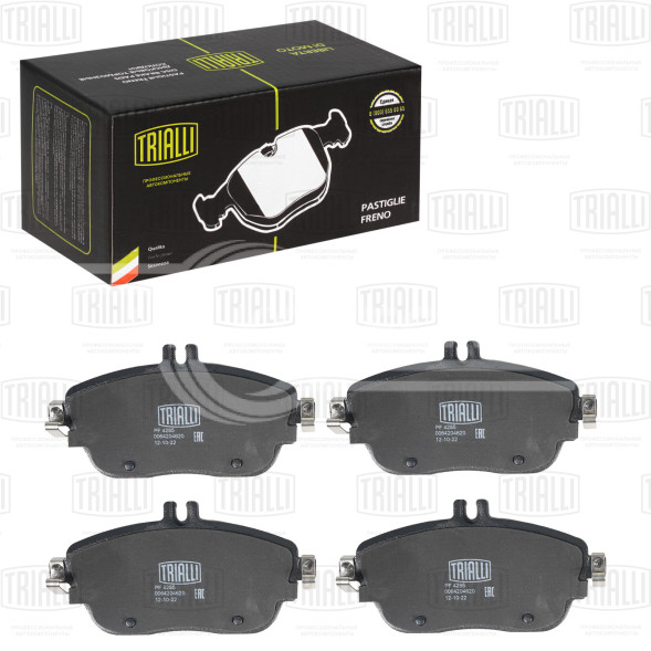 Колодки тормозные для автомобилей Mercedes GLA (13-) дисковые передние