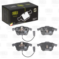 Колодки тормозные дисковые передние для автомобилей Audi A6 (97-) / Allroad (00-) с тормозной системой Ate (в комплекте с 2-мя датчиками) (PF 4172)