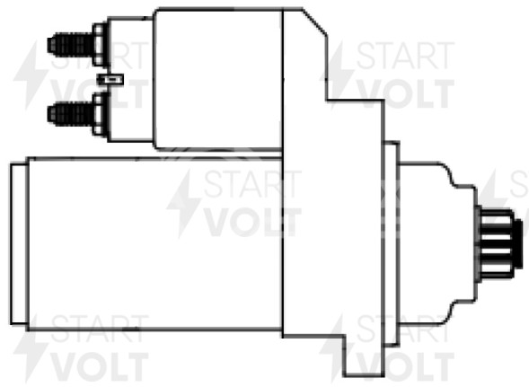 Стартер для автомобилей Nissan X-Trail T30 (01-) 2.2dCi 2кВт