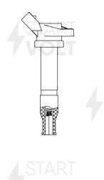 Катушка зажигания для автомобилей Geely Emgrand EC7 (09-) 1.5i/1.8i