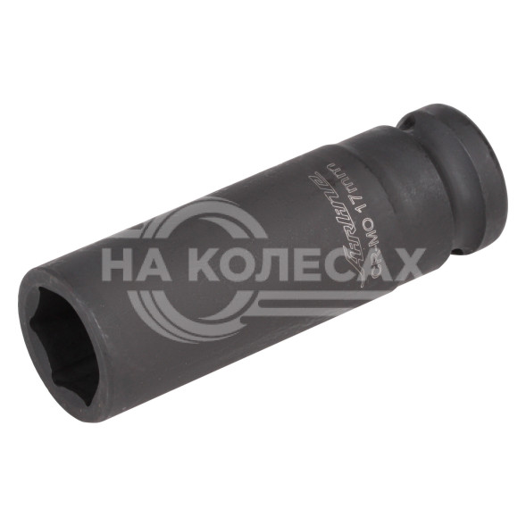 Головка ударная торцевая 1/2&quot; DR шестигранная 17мм L=78 мм