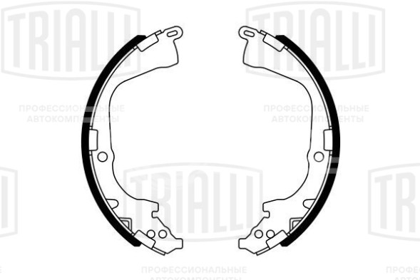 Колодки тормозные барабанные для автомобилей VW Amarok (09-) 295x57