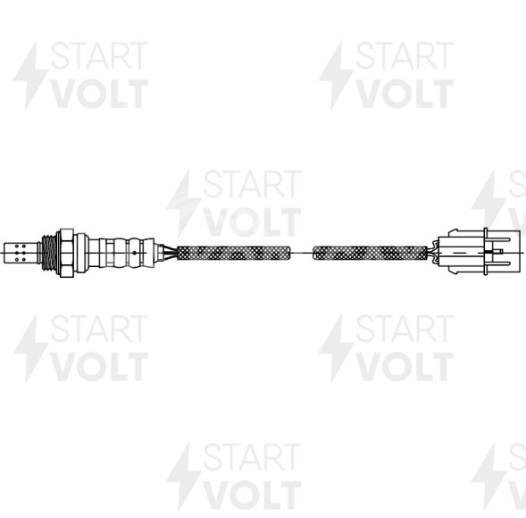 Датчик кислорода для автомобилей Chevrolet Spark (05-) 1.0i после катализатора