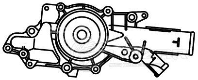 Насос водяной для автомобилей Mercedes-Benz C (W203) (00-)/E (W211) (02-) 2.1CDI [OM646]