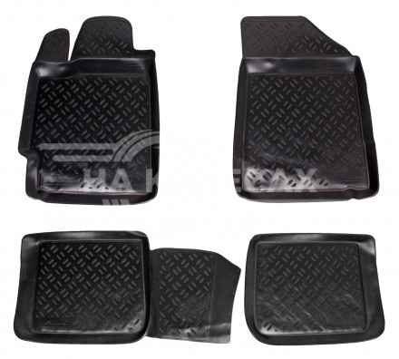 Ковры для Toyota Camry (07-11), 4 шт., выс.борт, ТЭП, черн.