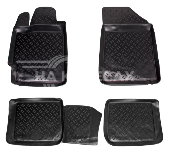 Ковры для Toyota Camry (07-11), 4 шт., выс.борт, ТЭП, черн.