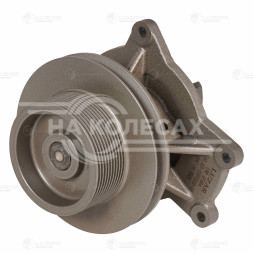 Насос водяной для автомобилей КАМАЗ 740.63 Евро-3 A/C (двойной шкив 100мм/160мм, 10PK)