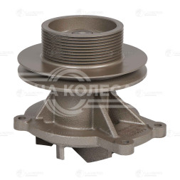 Насос водяной для автомобилей КАМАЗ 740.63 Евро-3 A/C (двойной шкив 100мм/160мм, 10PK)