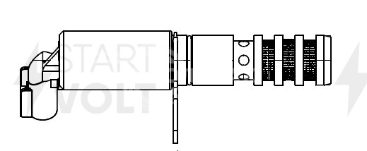Клапан электромагнитный регулировки фаз ГРМ для автомобилей Chevrolet Trailblazer (01-) 4.2i/Hummer H3 (05-) 3.7i