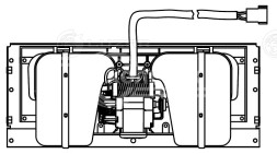 Электровентилятор отопителя для автомобилей МТЗ, ПАЗ, АМКОДОР 12В (аналог ЭВИ/Радиоволна 12)