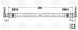Шланг тормозной задний для автомобилей Mercedes 190 W201 (82-)/W124 (84-) L=310мм