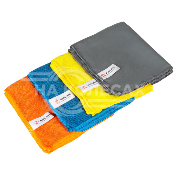 Набор салфеток &quot;рулончики&quot; из микрофибры (4шт., 30*30 см)