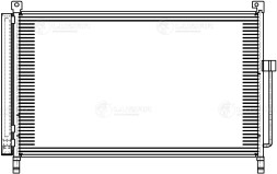 Радиатор кондиционера для автомобилей Murano III (Z52) (14-) 3.5i