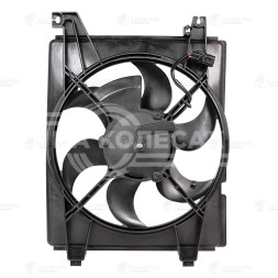 Электровентилятор кондиционера для автомобилей Hyundai Elantra (XD) (00-) (с кожухом)