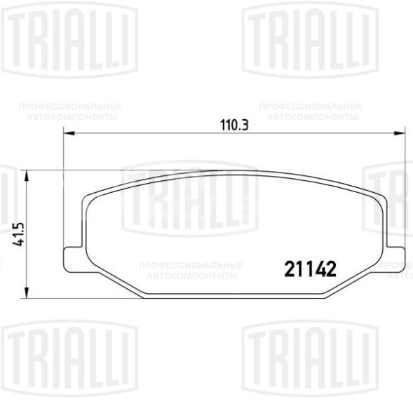 Колодки тормозные дисковые передние для автомобилей Suzuki Jimny I (98-) / Samurai (89-) (PF 4331)