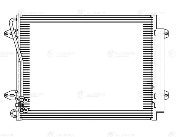 Радиатор кондиционера для автомобилей Passat B6 (05-)