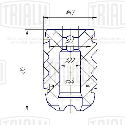 Буфер (отбойник) хода сжатия передней стойки для автомобиля Лада Vesta (15-)