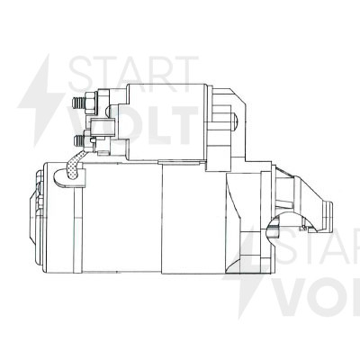 Стартер для автомобилей Lifan Solano (08-)/X50 (15-) 1.6i/1.5i 1,4кВт