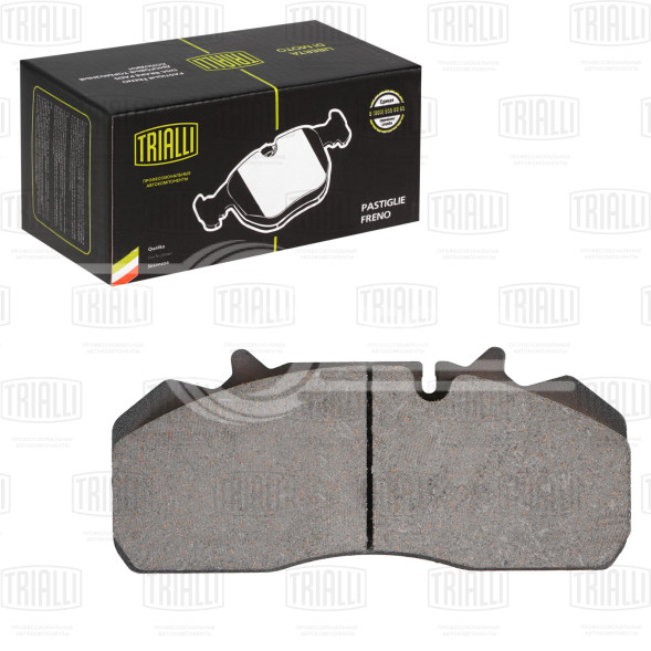 Колодки тормозные дисковые для автомобилей МАЗ, DAF, Renault (WVA № 29126) с монтажным комплектом