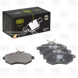 Колодки тормозные дисковые передние для автомобилей Citroen C2 (03-)/ C3 (02-) с тормозной системой TRW (PF 4197)