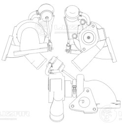 Турбокомпрессор для а/м Ford Transit (06-) 2.4D (тип TD03)