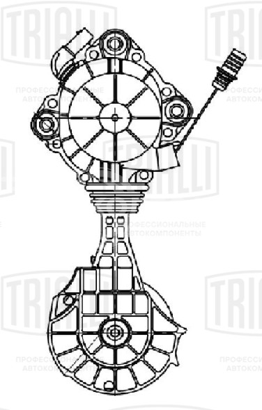 Ролик приводного ремня для автомобилей Peugeot 308 (07-) 1.4i/1.6i [EP] помпы (с натяжным механизмом)