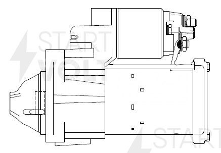 Стартер для автомобилей BMW X1 F48 (15-)/Mini F56 (15-) 2.0T 1,4кВт