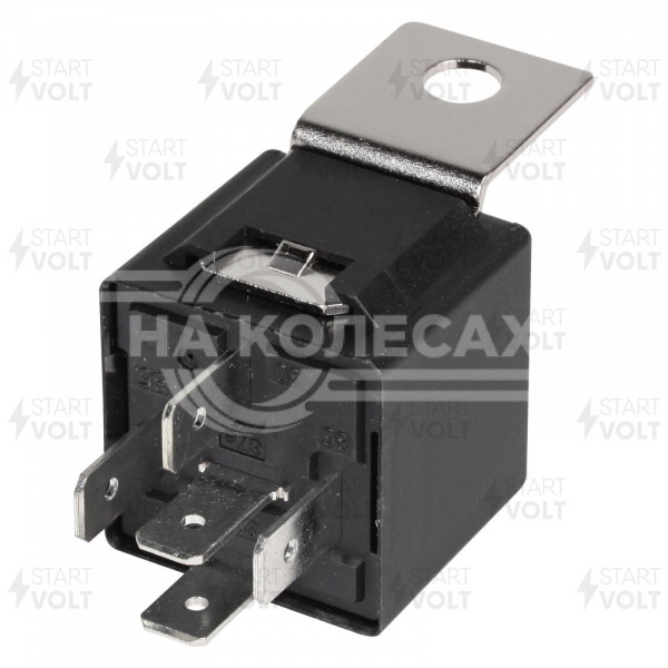 Реле автомобильное 5 контактов 12V 20/30A (с кронштейном) универсальное