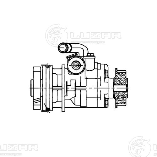 Насос ГУР для автомобилей VW Caravelle (03-)/Multivan (03-) 2.5D