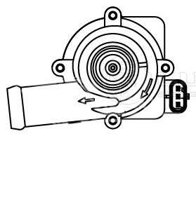 Насос водяной (электрический) для автомобилей Audi A4 (07-)/Q5 (08-)/Q7 (15-) 2.0TFSi