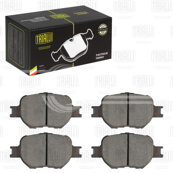 Колодки тормозные для автомобилей Toyota Corolla Verso (01-) дисковые передние