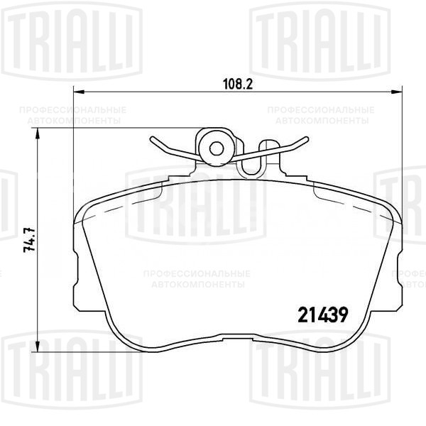 Колодки тормозные для автомобилей Mercedes C (W202) (93-) дисковые передние