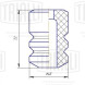 Буфер (отбойник) хода сжатия заднего амортизатора для автомобиля Лада 2108-21099/2113-2115