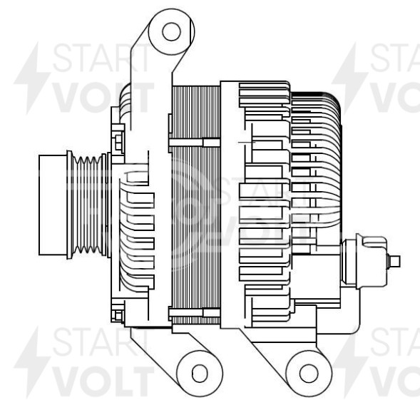 Генератор для автомобилей Ford Kuga (13-) 2.5i 150A