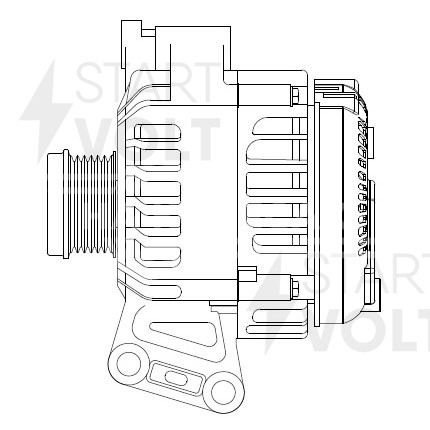 Генератор для автомобилей Ford Kuga II (13-)/Focus III (11-) 1.5T 150A