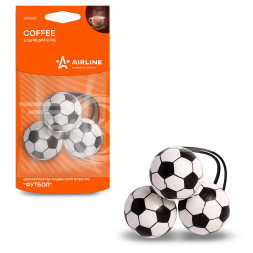 Ароматизатор подвесной "Футбол" Бодрящий кофе