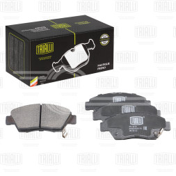 Колодки тормозные дисковые передние для автомобилей Honda Civic VII (00-) с тормозной системой Akebono (PF 4215)