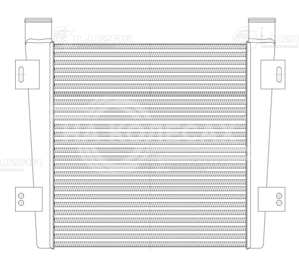 ОНВ (радиатор интеркулера) для автобуса ПАЗ 4230 4BT/6BT