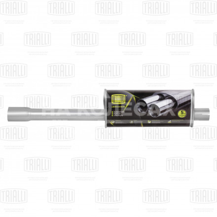 Глушитель для автомобилей ГАЗ 3302 (дв. 406) дополнительный (резонатор) (алюминизированная сталь)