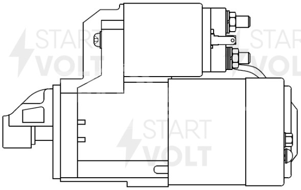 Стартер для автомобилей Suzuki Grand Vitara (98-) 2.0i AT 1кВт
