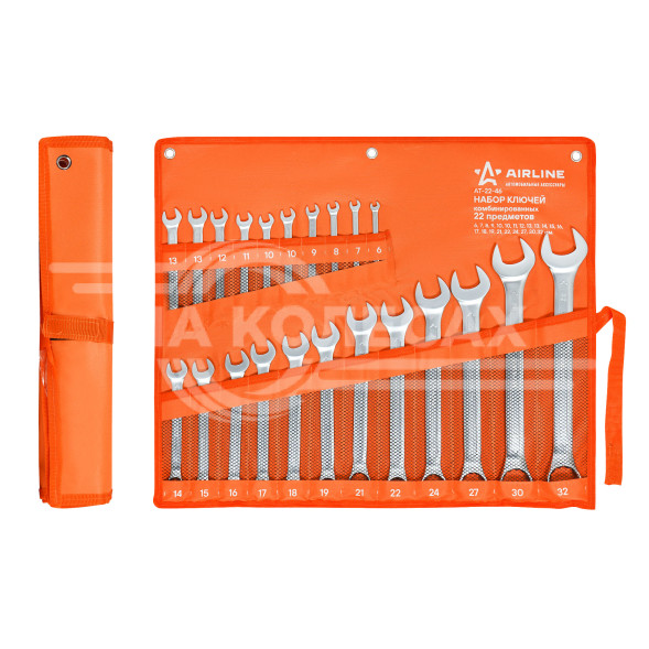 Набор ключей комбинированных 22 пр. (6-32мм) сумка PRO