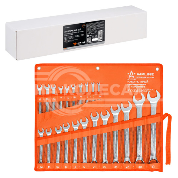 Набор ключей комбинированных 22 пр. (6-32мм) сумка PRO
