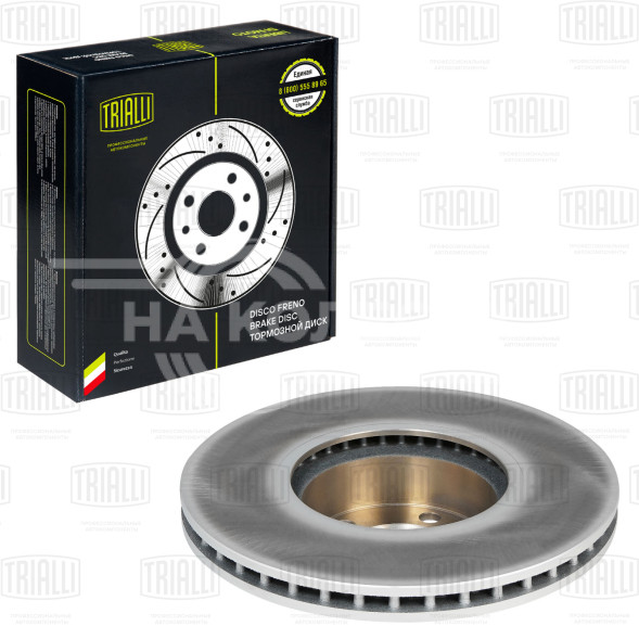 Диск тормозной передний для автомобилей BMW 3 (F30) (11-) / 4 (F32) (13-) / 1 (F20) (11-) d=340 окрашенный