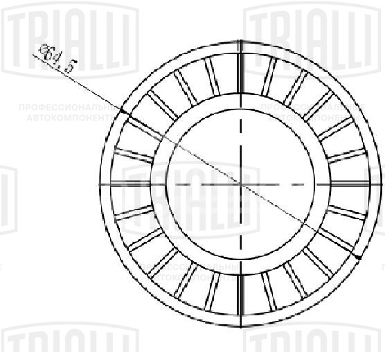 Ролик приводного ремня для автомобилей ГАЗ 31105 (дв. Chrysler) (только ролик натяжителя)