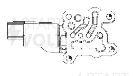 Клапан электромагнитный регулировки фаз ГРМ для автомобилей Volvo S40 (95-) 1.8i/2.0i впускной