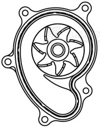 Насос водяной для автомобилей Subaru Forester (12-)/XV (11-) 1.6i/2.0i/2.5i [FB]