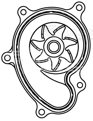 Насос водяной для автомобилей Subaru Forester (12-)/XV (11-) 1.6i/2.0i/2.5i [FB]