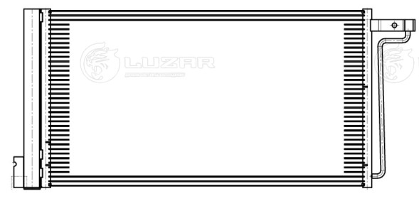 Радиатор кондиционера для автомобилей Focus III (14-) 1.6i/2.0i